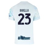 Nogometni Dresovi Inter Milan Barella 23 Dječji Gostujući 2025-26 Kratkih Rukava